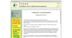 Desktop Screenshot of coalitionfase.org